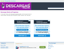 Tablet Screenshot of descargastotales.com